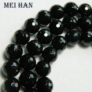 Meihan 6mm & 8mm Agate Faceted Round Beads for DIY Making