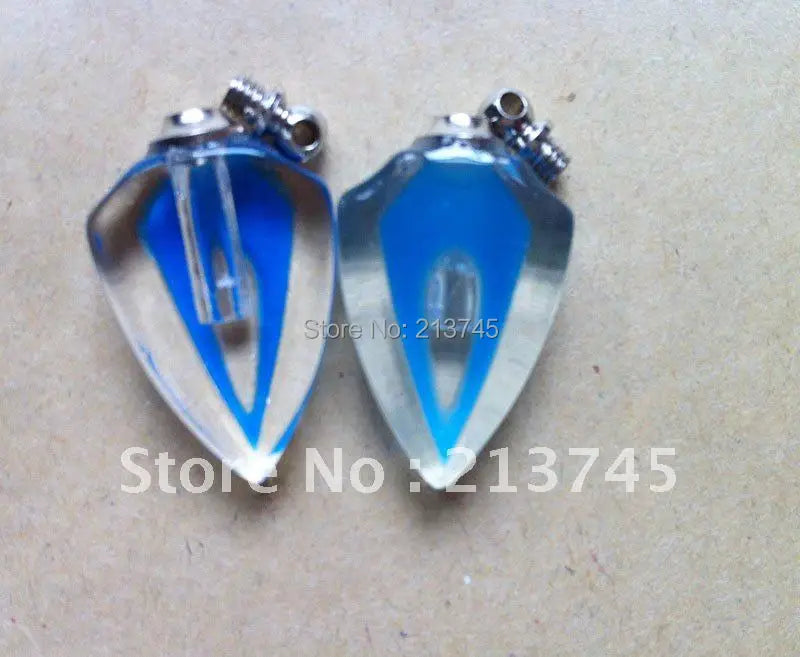 Luminous Vial Pendant Charm Necklace Glass Bottle Pendant