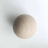 Natural 50mm Wooden Ball - No Varnish - Free Shipping