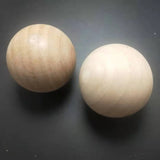 Natural 50mm Wooden Ball - No Varnish - Free Shipping