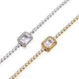Stainless Steel Zircon Bracelet Bling Rhinestone Bangle