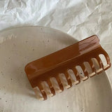 French Acetic Acid Vintage Shark Hair Clip for Women