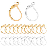 French Brass Earring Hook Leverback Ear Wire Deco DIY Silver 100x