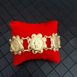 Vintage French Coin Bracelet Algerian Robe Cuff Jewelry Gift Women Accessories