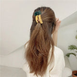 Colorful Watermelon Cherry Grape Enamel Hair Claw for Women