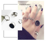 French Combination Set Ring Female Very Fine Forefinger Ring