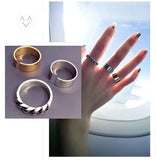 French Combination Set Ring Female Very Fine Forefinger Ring
