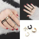 French Combination Set Ring Female Very Fine Forefinger Ring
