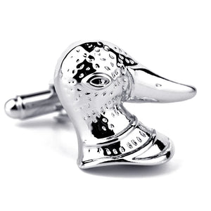 Duck Mallard Cuff Links for Men French CuffLink Fancy Shirt Wedding Gift