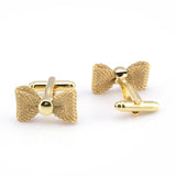 Bow-Knot Shape Cuff Links for Business Banquet Wedding