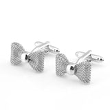 Bow-Knot Shape Cuff Links for Business Banquet Wedding