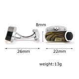 High-end Marbled Pattern French Cufflinks for Men