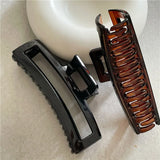 French Style Jelly Texture Acrylic Shark Claw Hair Claw