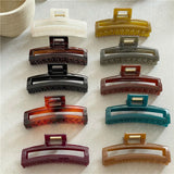 French Style Jelly Texture Acrylic Shark Claw Hair Claw