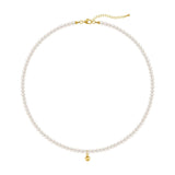 French Temperament Small Rice Beads String Pearl Chokers
