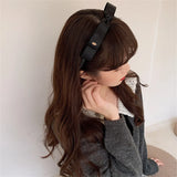 French Bow Sweet Headband for Women Girls, Temperament Fixed Broken Hai