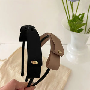 French Bow Sweet Headband for Women Girls, Temperament Fixed Broken Hai