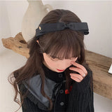 French Bow Sweet Headband for Women Girls, Temperament Fixed Broken Hai