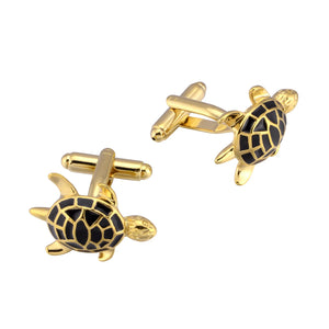 French Turtle Cufflinks Men's Novelty Jewelry