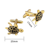 French Turtle Cufflinks Men's Novelty Jewelry