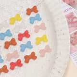 French Ins Japanese Sweet Jelly Frosted Bow Resin DIY Beaded Accessories