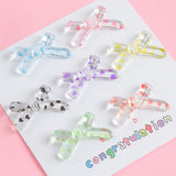 French Style Wave Point Love Bow Necklace Bracelet