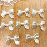 French Irregular Ribbon Pearl Bow DIY Earrings Hair Accessories