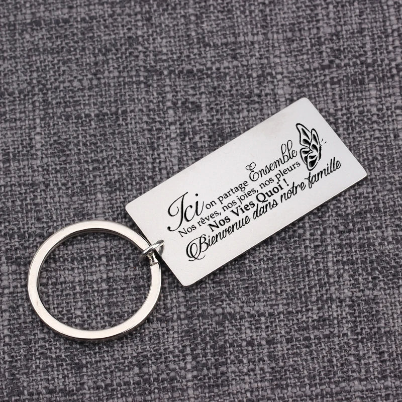 French Family Keychain: Nos reves, nos joies, nos pleurs. Nos Vies