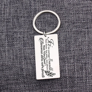 French Family Keychain: Nos reves, nos joies, nos pleurs. Nos Vies