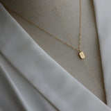 French Lavender Forever Love Pendant Necklace Stainless Steel 18k Plated