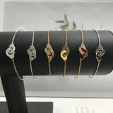 French Bracelet 925 Silver Plating Menottes Bracelet for Women Men