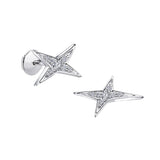 French Jewelry Shining Star Bracelet Ring Earrings Necklace