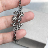 French Punk Hip-hop Gothic Skull Bracelet For Women Men