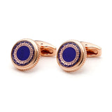 French Men's Cufflinks Rose Retro Pattern Business Shirts Cuff Link
