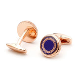 French Men's Cufflinks Rose Retro Pattern Business Shirts Cuff Link
