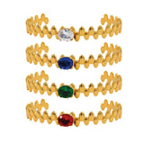 French Natural Stone Bracelet Titanium Steel Bangle YS479