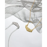 French Minimalist S925 Silver Necklace for Women