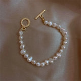 French Retro Classic Baroque Pearl Necklace
