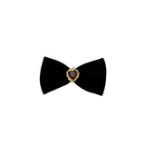 French Retro Fragrant Wind Bow Hair Clip Hepburn Red Love Hair Ornaments