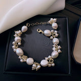 French Retro Style Natural Pearl Bracelets Women Ins Style