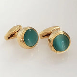 French Semi-precious Stone Cufflinks for Men