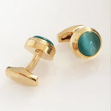 French Semi-precious Stone Cufflinks for Men