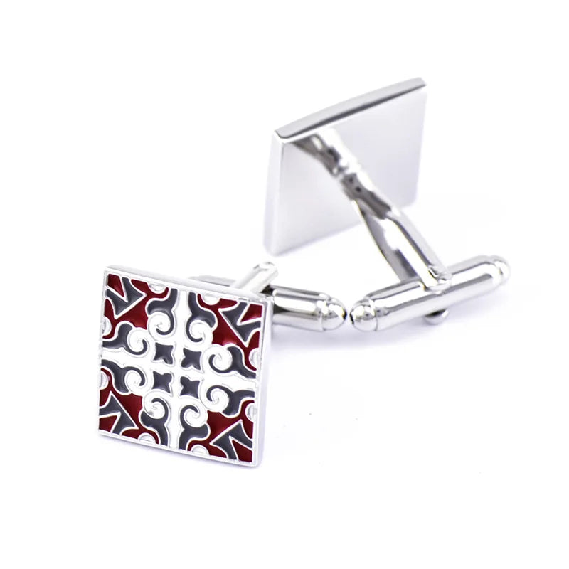 French Shirt Cufflinks Enamel Painted Cuff Nails Men's Cuff Buttons