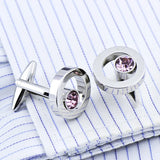French Shirt Cufflinks High Grade Crystal Cuff Links
