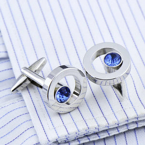 French Shirt Cufflinks High Grade Crystal Cuff Links