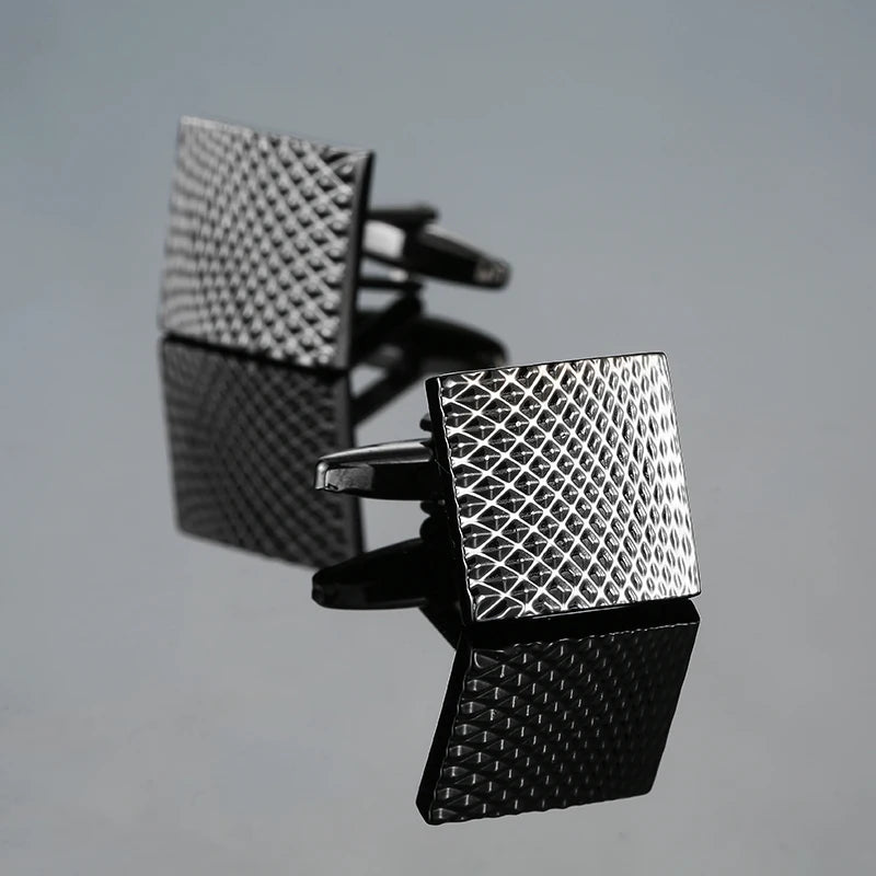 French Shirt Cufflinks for Men's Cuff links Buttons 3D carving