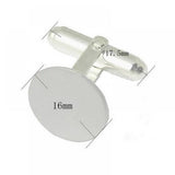 French Sterling Silver Personalized Cuff Link Cufflinks Finding