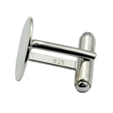 French Sterling Silver Personalized Cuff Link Cufflinks Finding