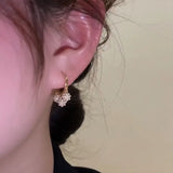 French Style Pearl Ball Earrings with High-grade Ear Clasp