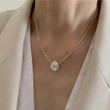 French Style Retro Baroque Pearl Necklace Choker